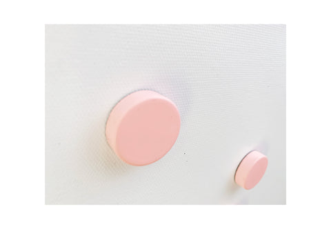Glass Magnetic Positively Pink Circle Dry Erase Board